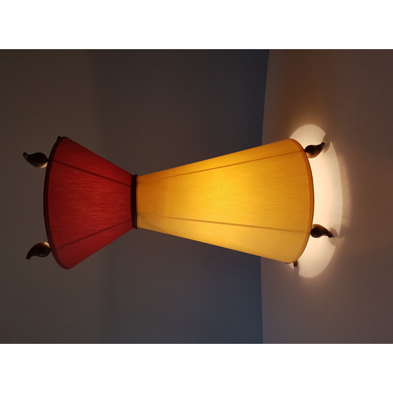 Lampe de table vintage en forme de diabolo - 1960