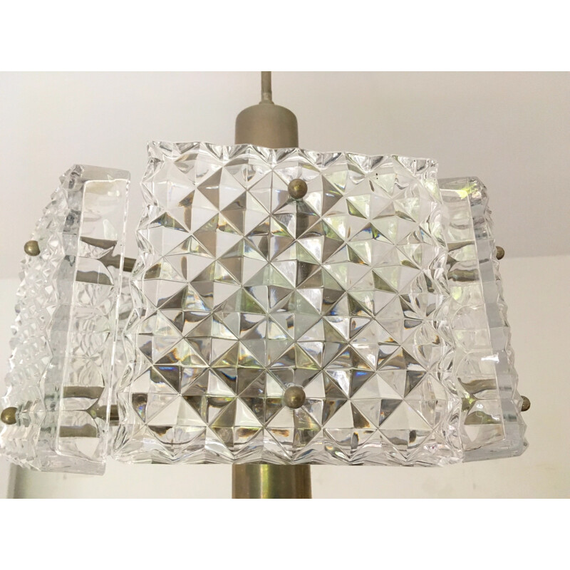 Vintage 6-lights chandelier - 1960s