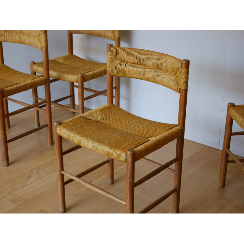 Set of 5 "Dordogne" chairs for Sentou - 1960s