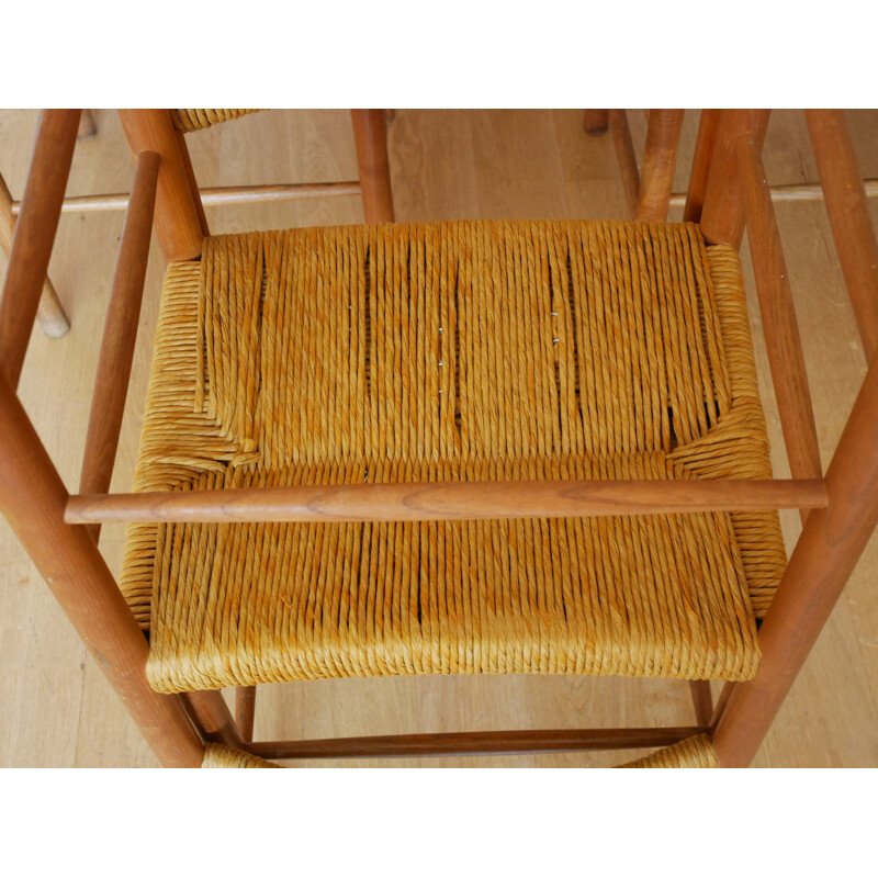 Set of 5 "Dordogne" chairs for Sentou - 1960s