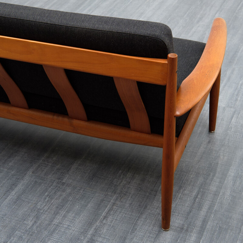 Vintage Danish teak sofa by Grete Jalk for France & Son - 1960s