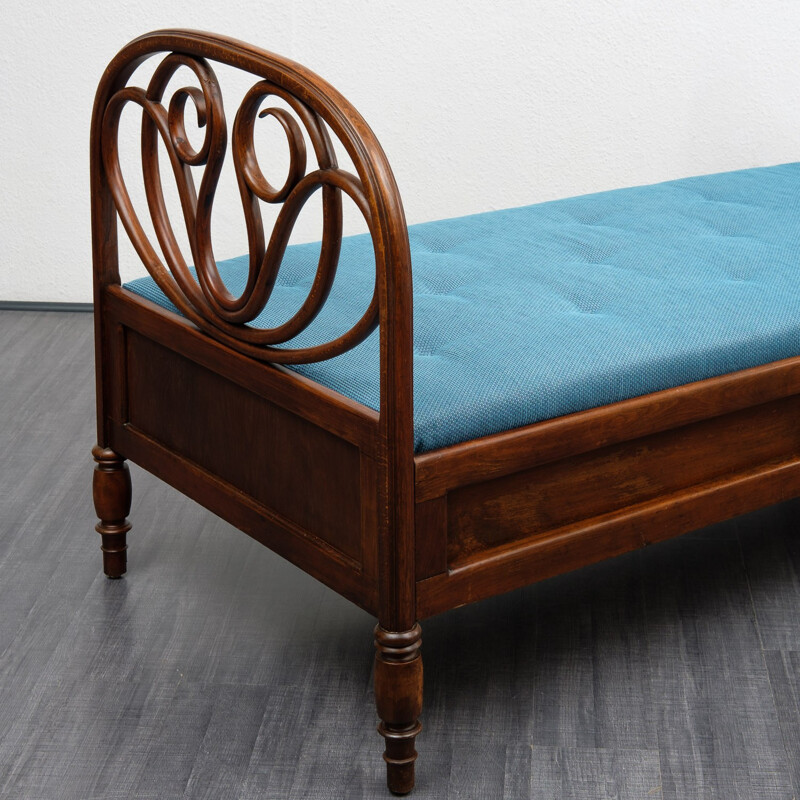 Vintage "Vienna Secession" bentwood bed by Jacob & Josef Kohn - 1930s