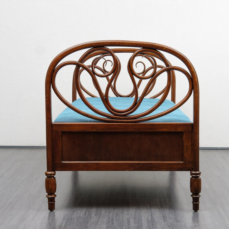 Vintage "Vienna Secession" bentwood bed by Jacob & Josef Kohn - 1930s