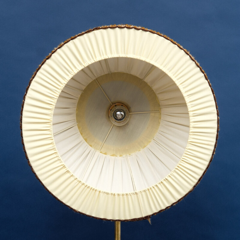 Vintage arc floor lamp with brass - 1950s