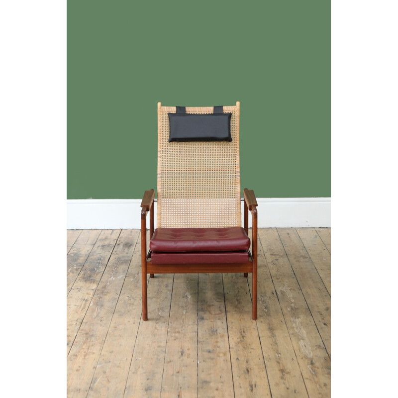 Vintage high back Dutch armchair by P.J. Muntendam for Gebroeders Jonkers - 1960s
