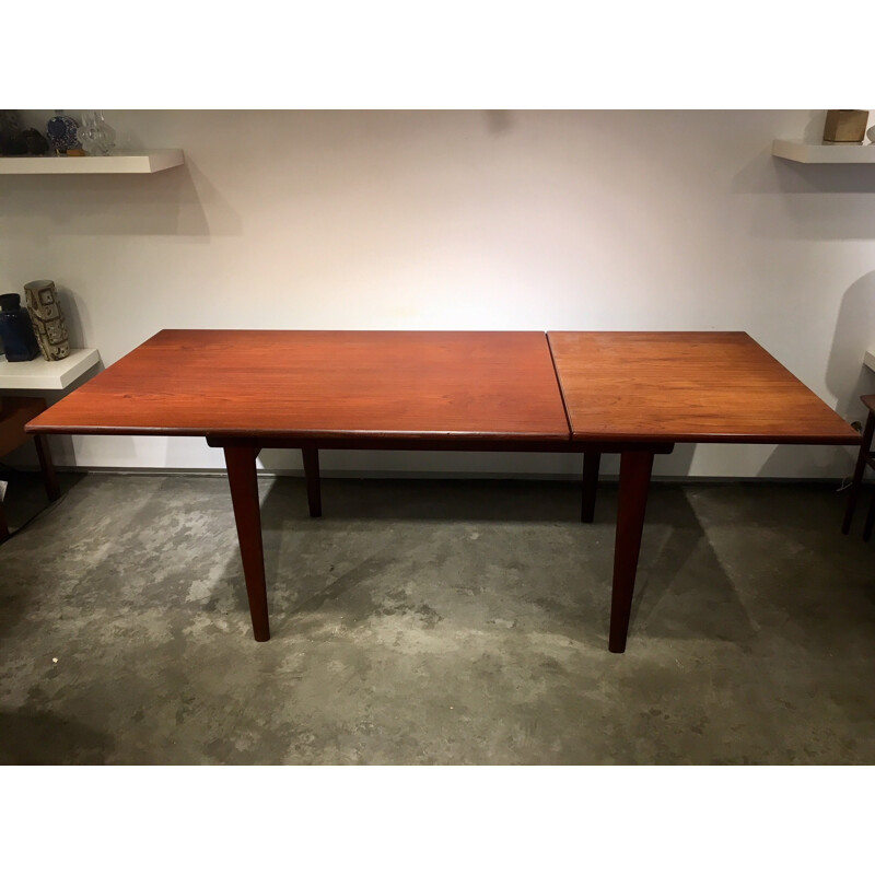 Vintage dining table in teak - 1960s