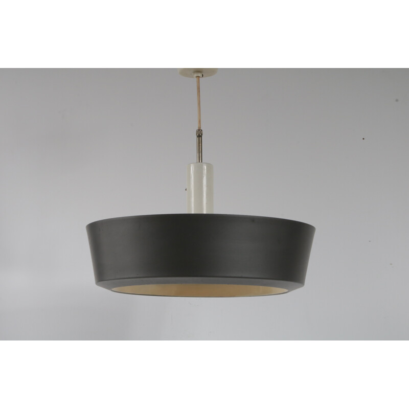 Vintage hanging lamp by Willem Hagoort for Anvia Almelo, Netherlands - 1960s