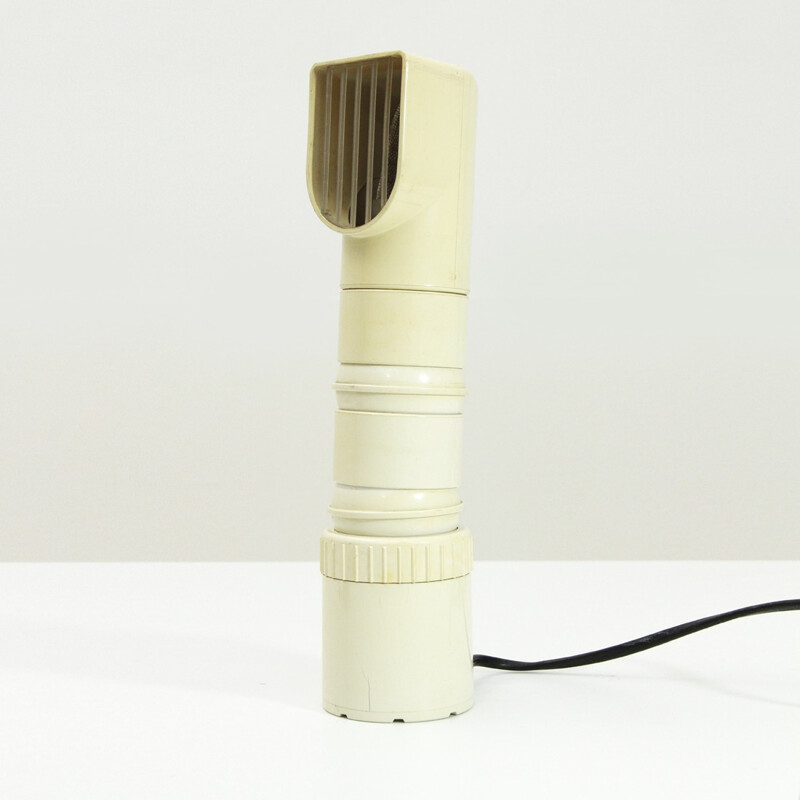 Vintage white table lamp "4025" by Olaf Von Bohr for Kartell - 1970s