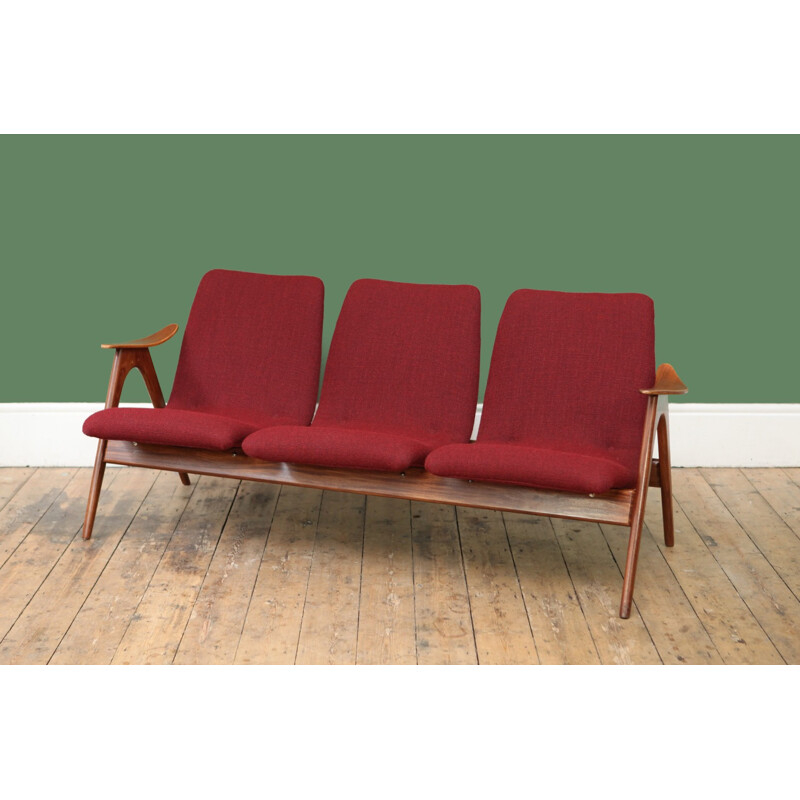 Vintage 3 seater sofa by Louis van Teeffelen, Netherlands - 1960s