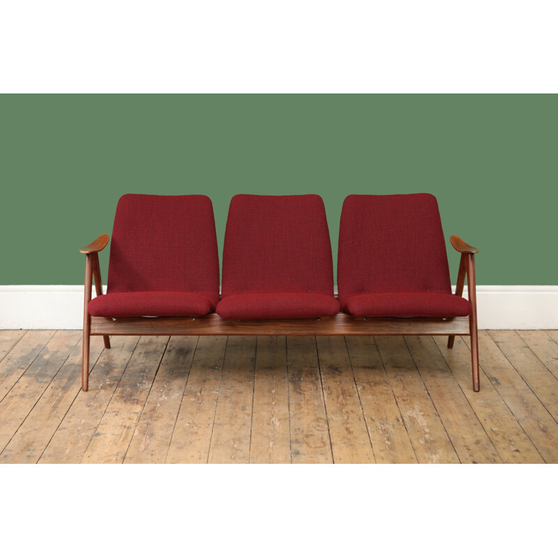 Vintage 3 seater sofa by Louis van Teeffelen, Netherlands - 1960s