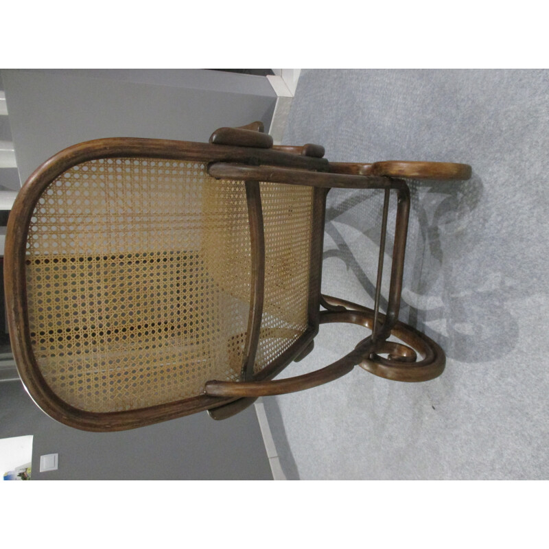 Vintage meridonial lounge chair by Auguste Thonet - 1890s