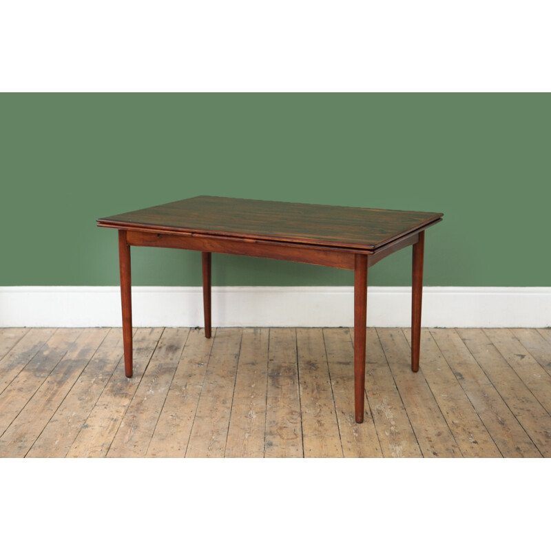 Vintage extendable rosewood dining table - 1960s