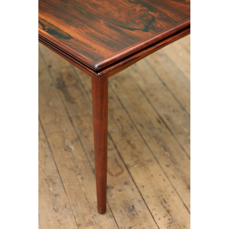 Vintage extendable rosewood dining table - 1960s