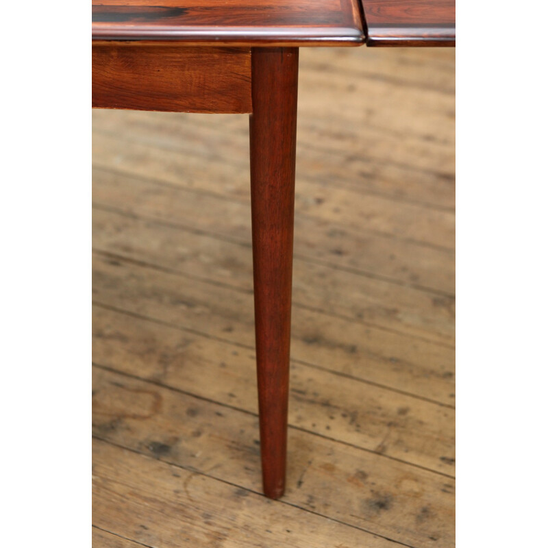 Vintage extendable rosewood dining table - 1960s