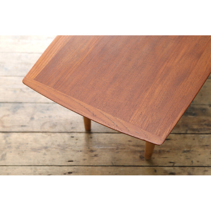 Vintage coffee table in teak and oak by Bovenkamp - 1960s