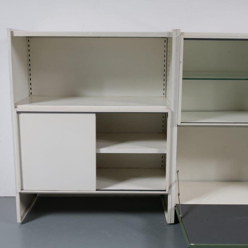 Vintage low metal system cabinet - 1960s