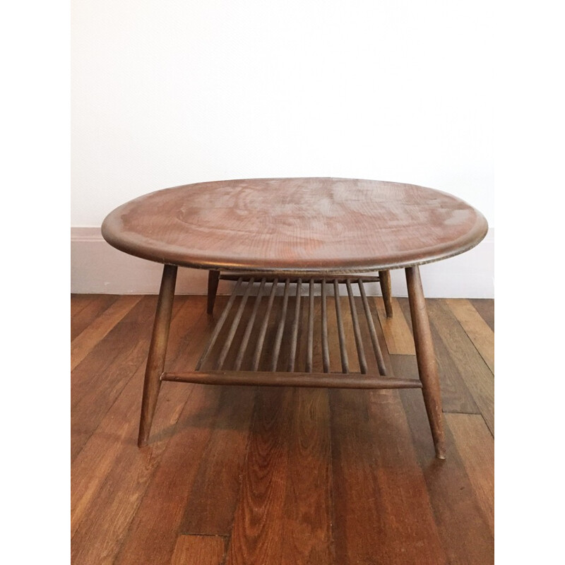 Vintage scandinavian "Ercol" coffee table - 1960s
