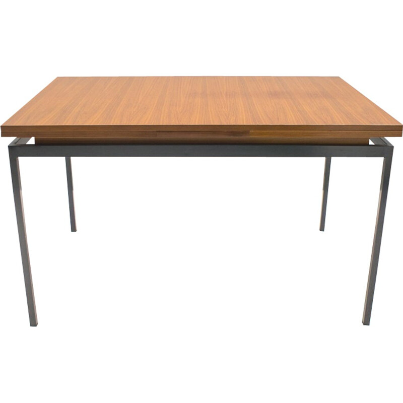 Table à Repas Extensible en noyer plaqué - 1960