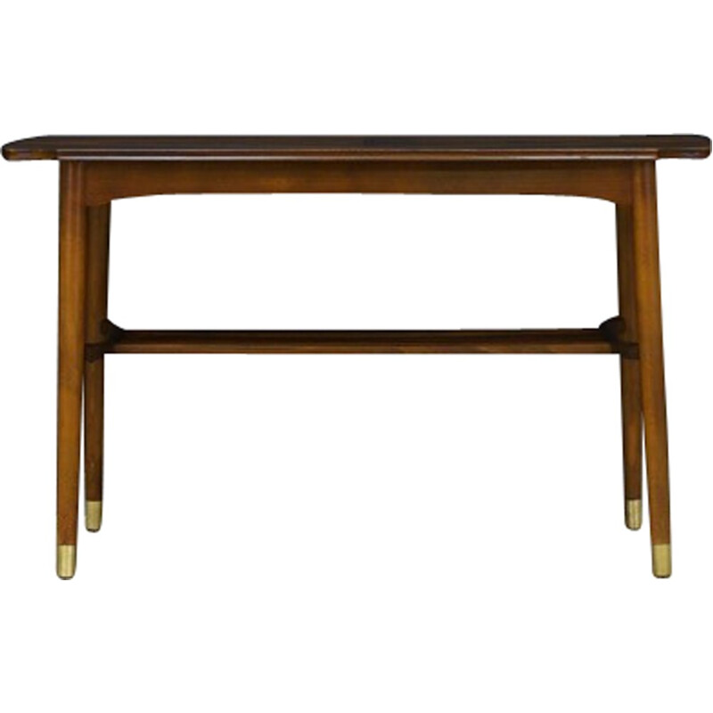 Vintage danish coffre table in walnut and beech - 1960s