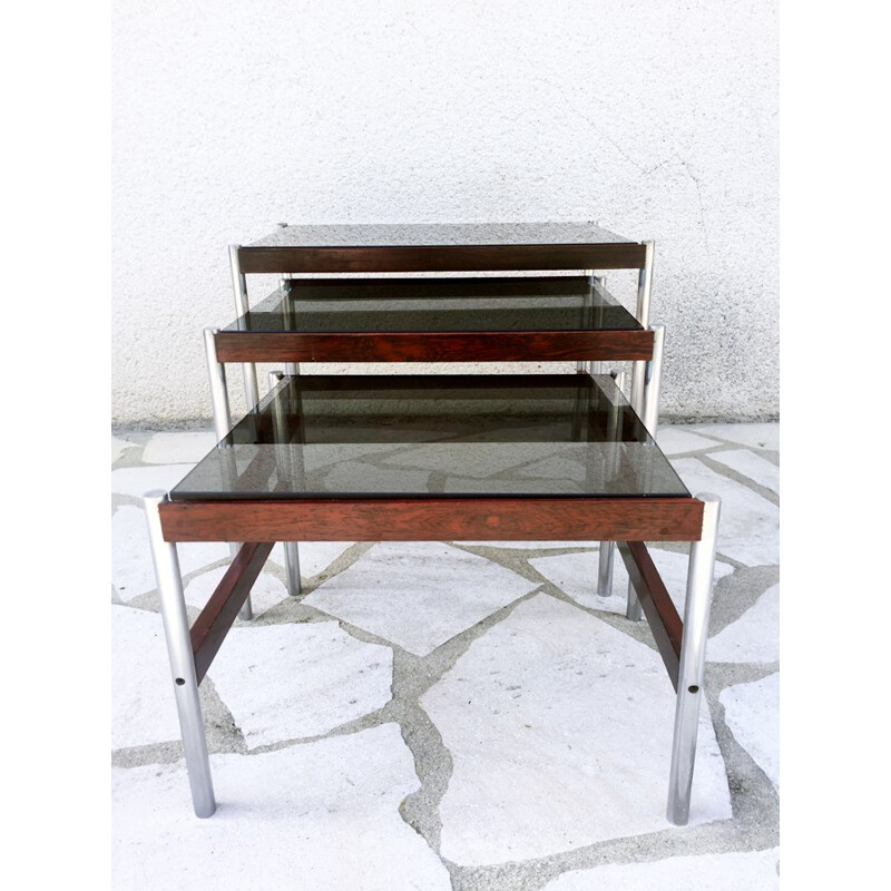 Vintage danish nesting tables - 1960s