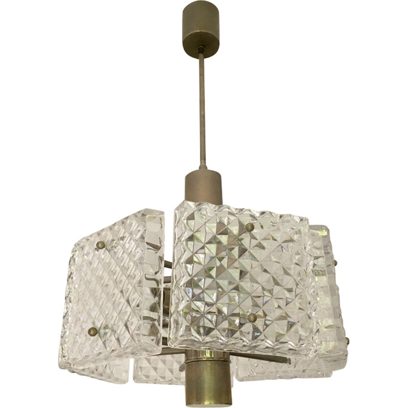 Vintage 6-lights chandelier - 1960s