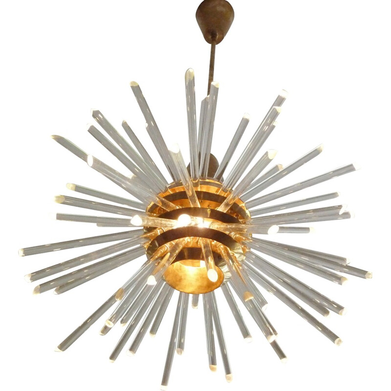 Vintage sputnik chandelier for Bakalowits and Soehne Mirakel, 1845