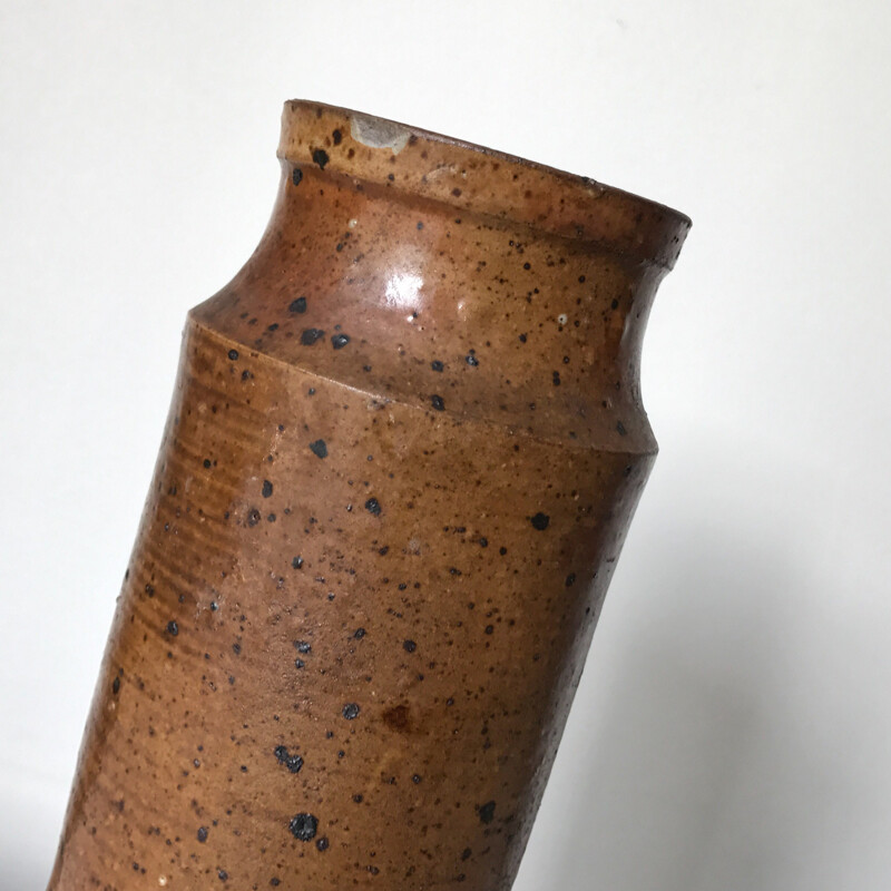 Large brutalist vase by Jacky Coville - 1970s