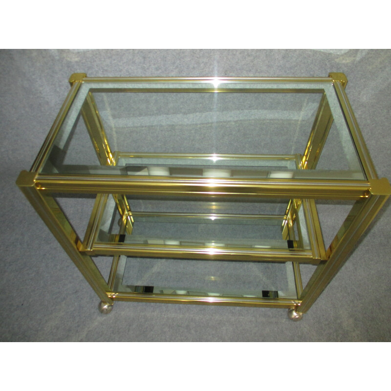 Vintage golden bar table - 1970s