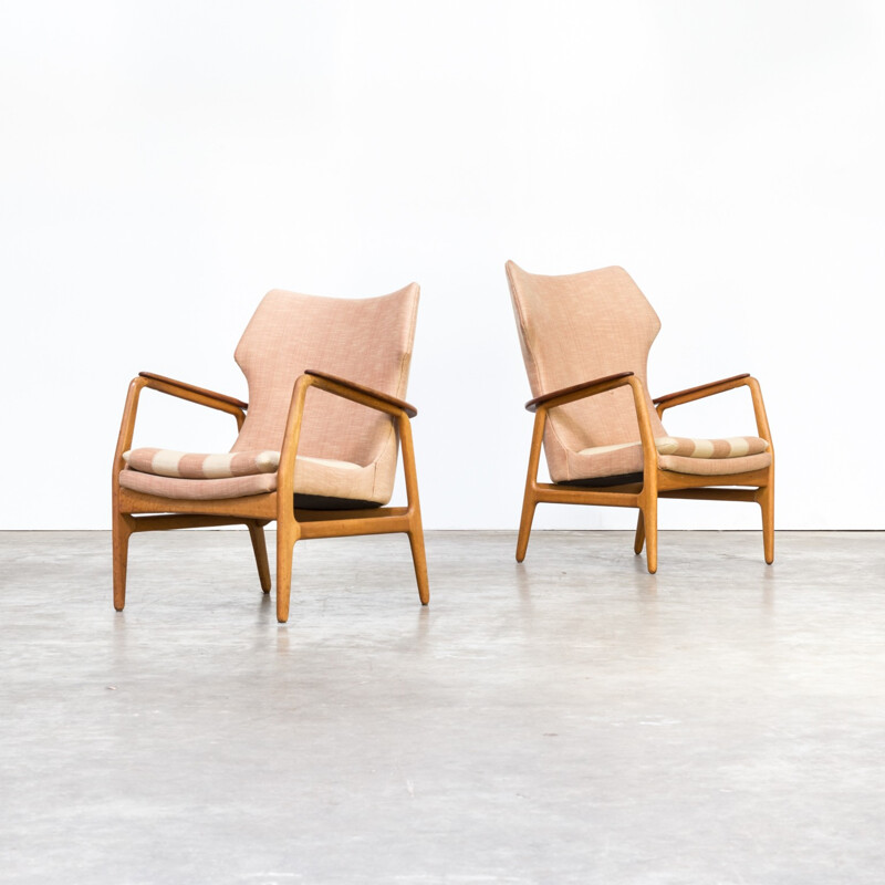 Vintage pair of armchairs by Aksel Bender Madsen for Bovenkamp - 1960s