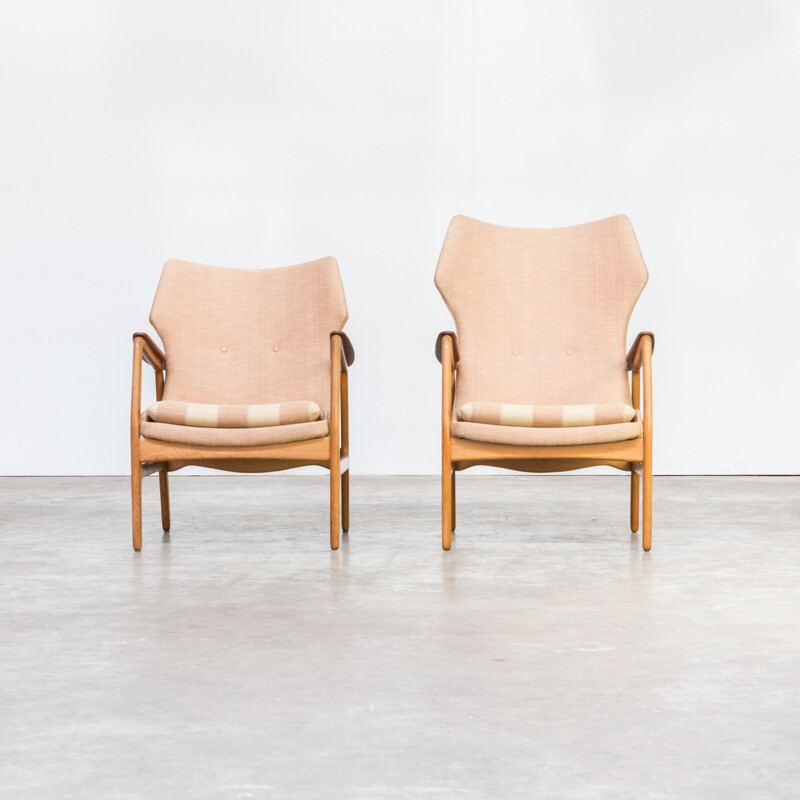 Vintage pair of armchairs by Aksel Bender Madsen for Bovenkamp - 1960s