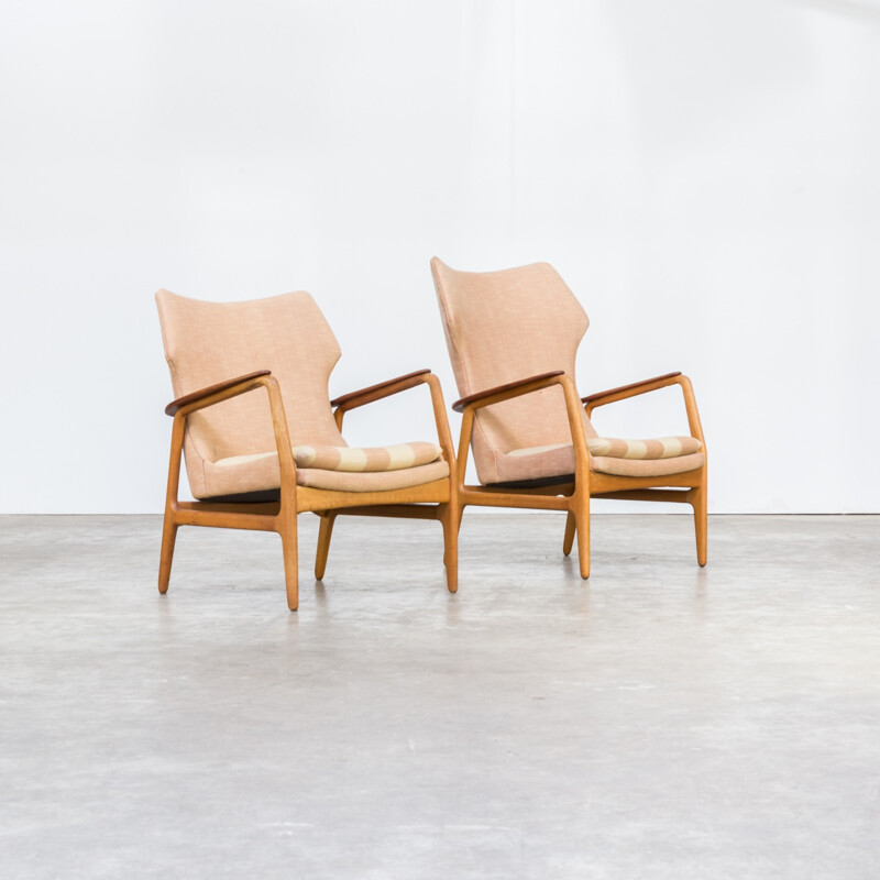 Vintage pair of armchairs by Aksel Bender Madsen for Bovenkamp - 1960s