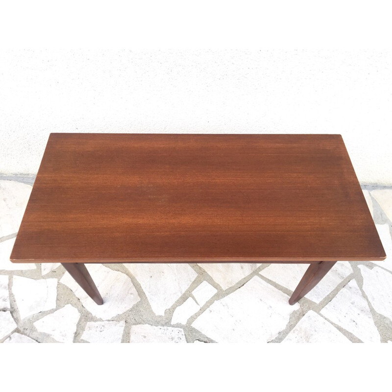 Vintage Scandinavian teak coffee table - 1960s