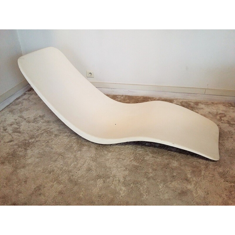 Chaise longue vintage "Eurolax R1" par Charles Zublena pour Club Med - 1970