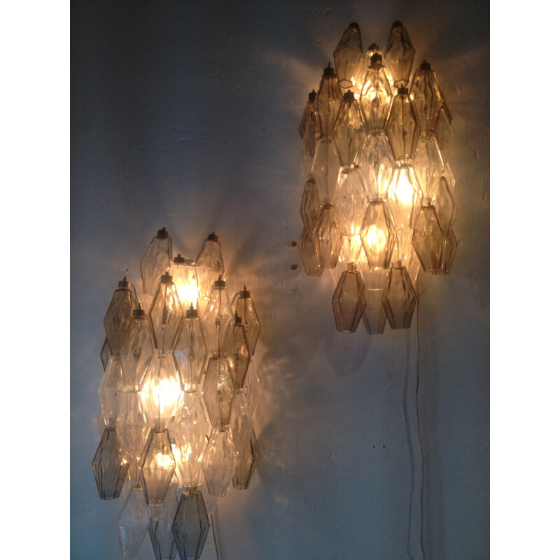 Wall lamps in blown glass, Carlos SCARPA - 1960s