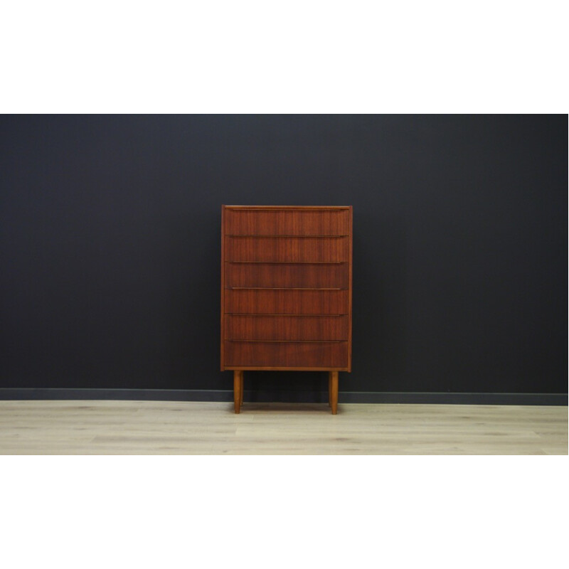 Vintage teak chest of drawers - 1960s