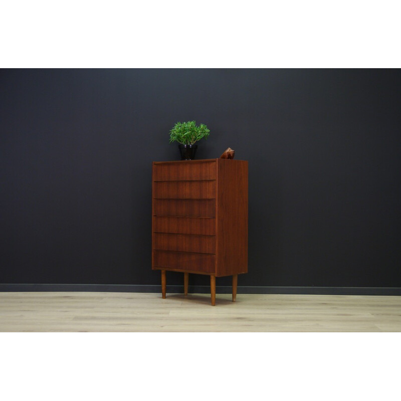 Vintage teak chest of drawers - 1960s