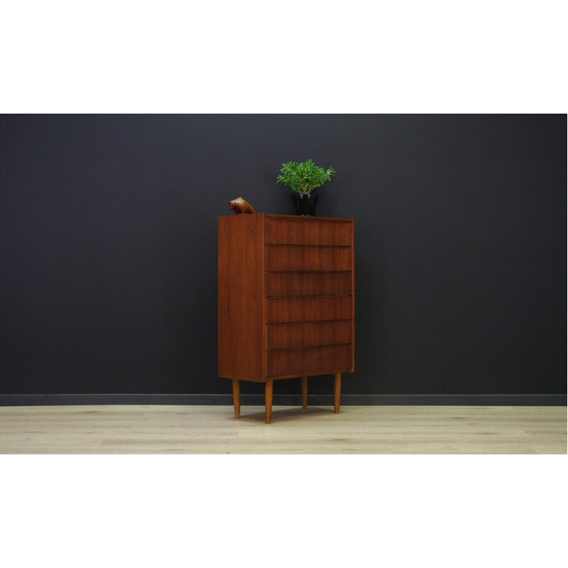 Vintage teak chest of drawers - 1960s