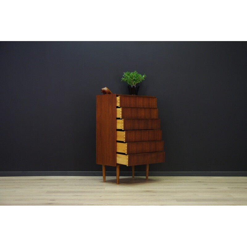 Vintage teak chest of drawers - 1960s