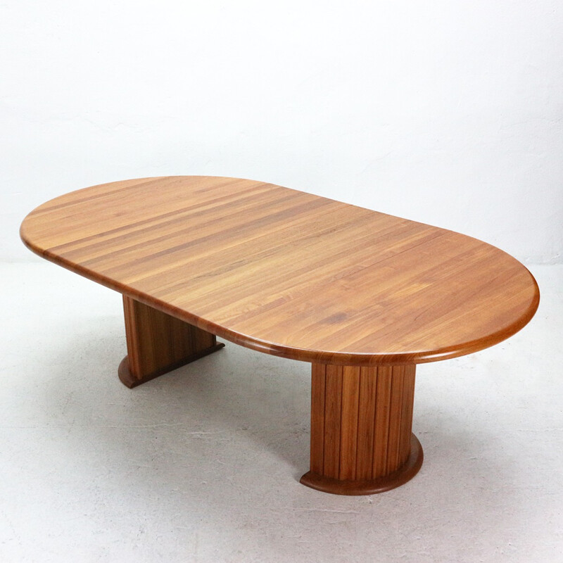 Vintage extendible teak dining table by Gudme, DK - 1960s