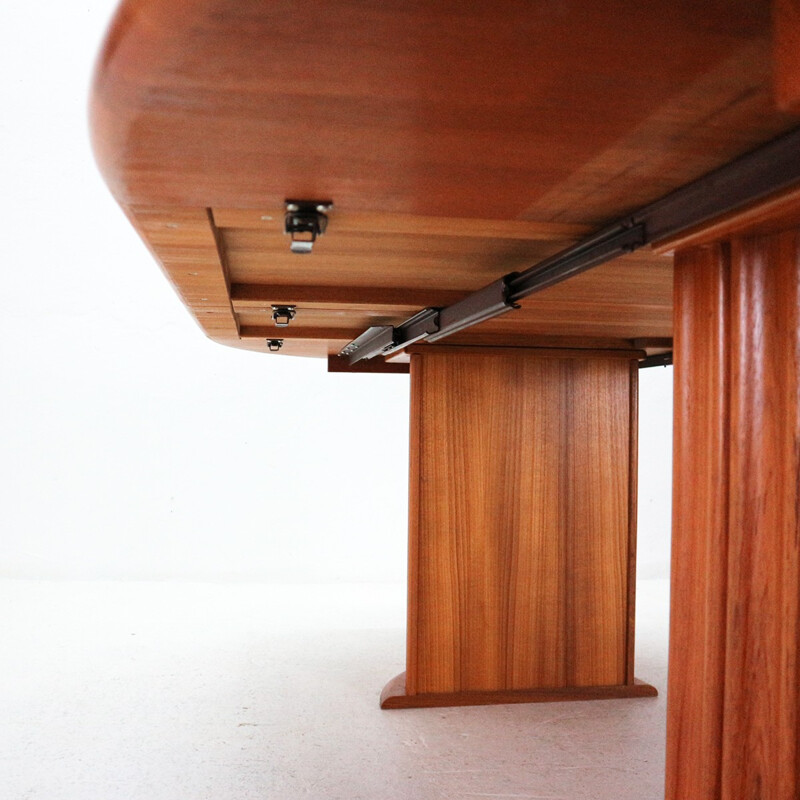 Vintage extendible teak dining table by Gudme, DK - 1960s