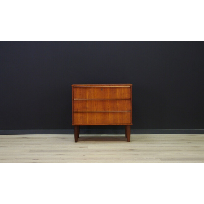 Vintage danish teak chest of drawers - 1960s