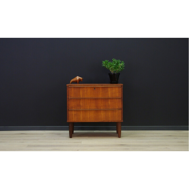 Vintage danish teak chest of drawers - 1960s