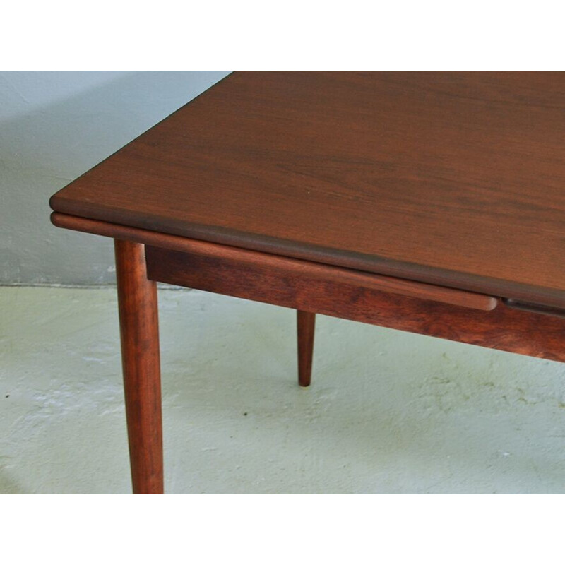 Vintage extendable dining table in rosewood - 1960s
