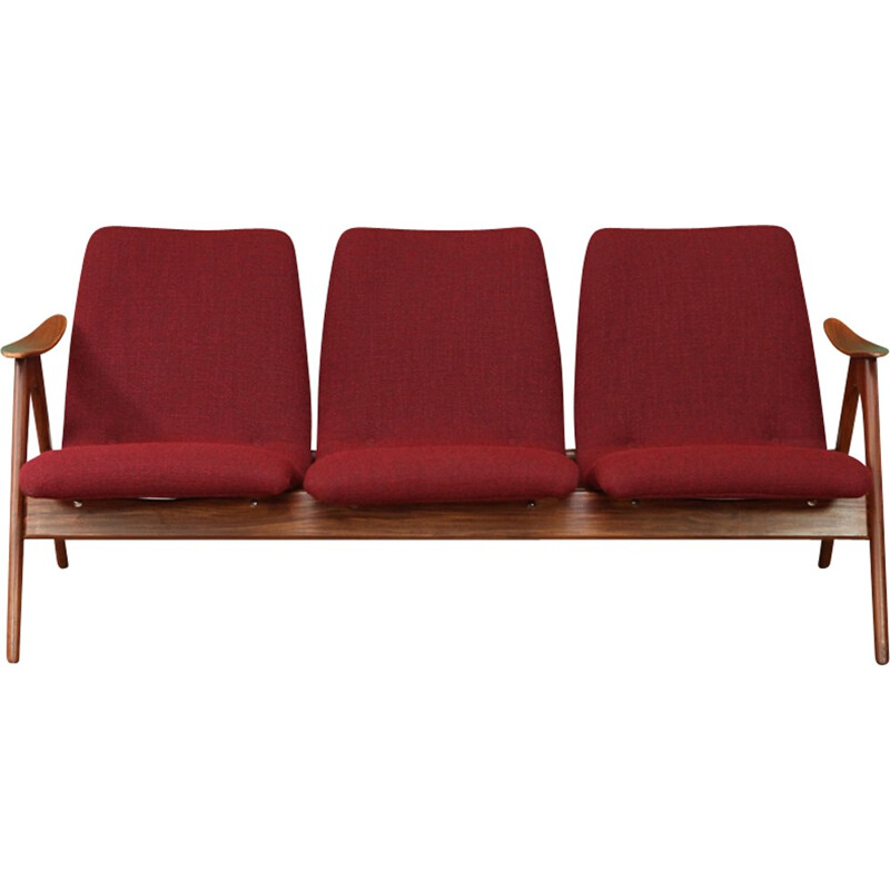 Vintage 3 seater sofa by Louis van Teeffelen, Netherlands - 1960s