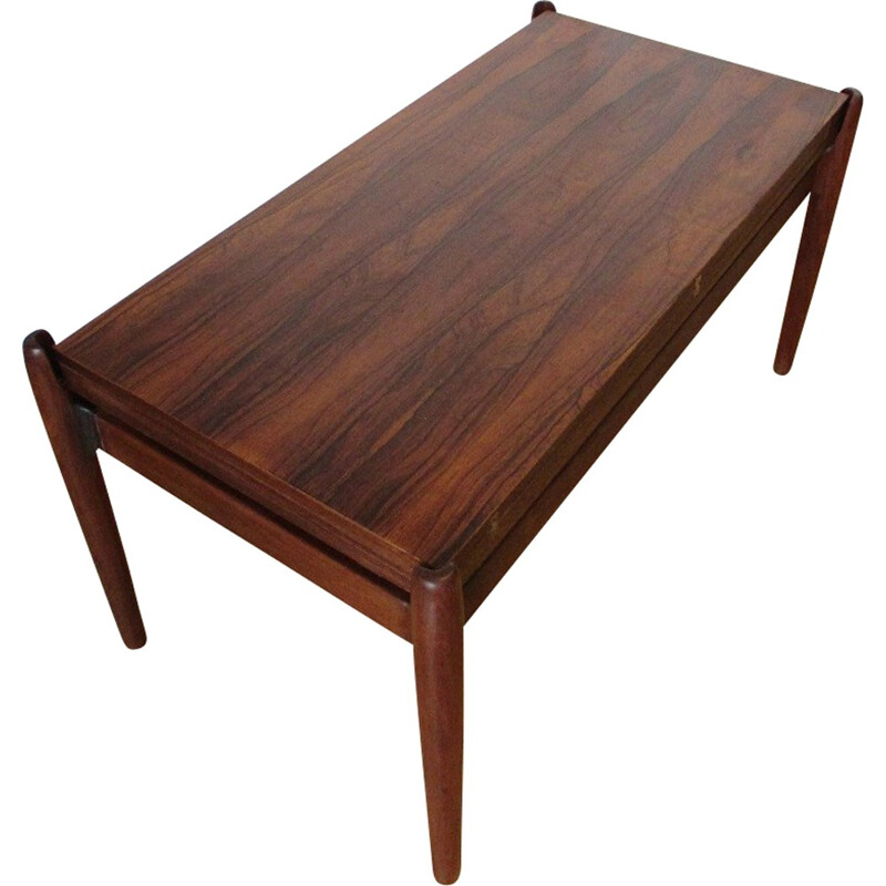 Vintage rosewood coffee table - 1960s