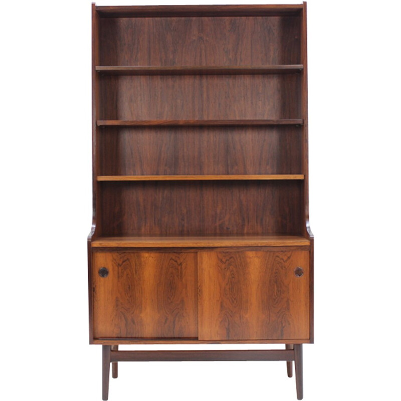 Vintage Danish Palisander Bookcase Cabinet - 1960s