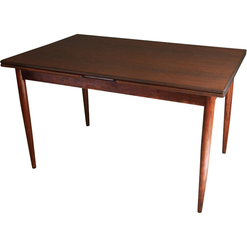 Vintage extendable dining table in rosewood - 1960s