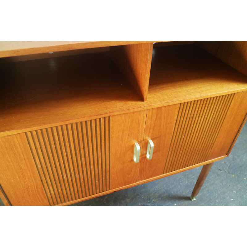 Retro Belgian desk in teak - 1960s