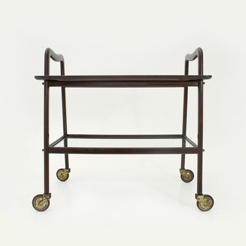 Vintage trolley with removable tray by Ico Parisi for Angelo de Baggis - 1950s