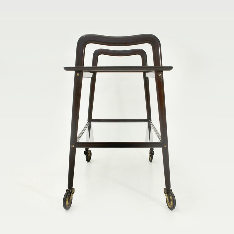 Vintage trolley with removable tray by Ico Parisi for Angelo de Baggis - 1950s